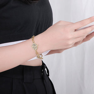 Bijoux femme (main de fatima et autres bijoux) Kalen Stainless Steel Chain Bracelets For Women Gold Silver Color For Pendant Hamsa Bracelets Jewelry - kadopascher