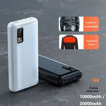7.4V DC Heated Vest Power Bank 20000mAh Portable Charger External Battery Pack for Heated Jacket Power Bank for Xiaomi Mi iPhone - kadopascher