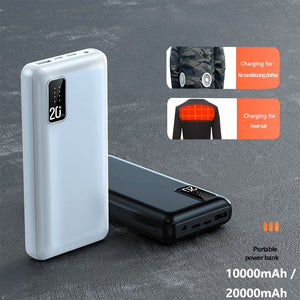 7.4V DC Heated Vest Power Bank 20000mAh Portable Charger External Battery Pack for Heated Jacket Power Bank for Xiaomi Mi iPhone - kadopascher