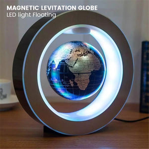 Globe en lévitation / Levitating Lamp Magnetic Levitation Globe LED Rotating Globe Lights Bedside Lights Home Novelty Floating Lamp New Year Gifts - kadopascher