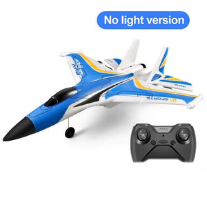Avion de chasse radiocommandé / RC Glider Toy Big Size 2.4GHz 2CH Foam EPP Material Folding Wing Low Power Outdoor Remote Control Airplane Toy For Children New - kadopascher