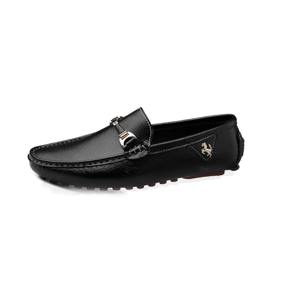 Mocassins Homme Sans Lacets – Chaussures Plates Respirantes & Confortables | Tailles 37-48 | Blanc, Noir, Bleu, Marron - kadopascher