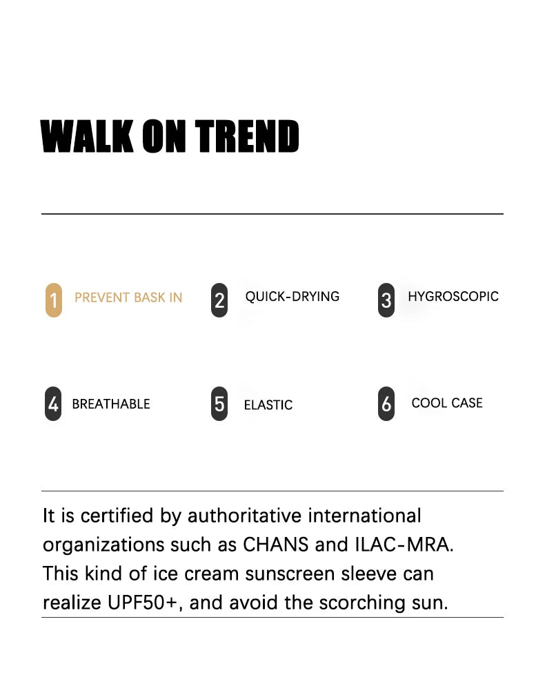 Tatouage d'été bronzage , tatouage de bronzage effaçable avec le temps 
Summer Tattoo Sleeves Ice Silk Golf Sports Sun-proof Cycling Men Cool Personalized Driving Women Fishing Elastic Arm Warmer - kadopascher