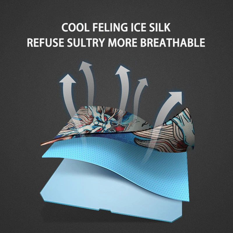 Tatouage d'été bronzage , tatouage de bronzage effaçable avec le temps 
Summer Tattoo Sleeves Ice Silk Golf Sports Sun-proof Cycling Men Cool Personalized Driving Women Fishing Elastic Arm Warmer - kadopascher