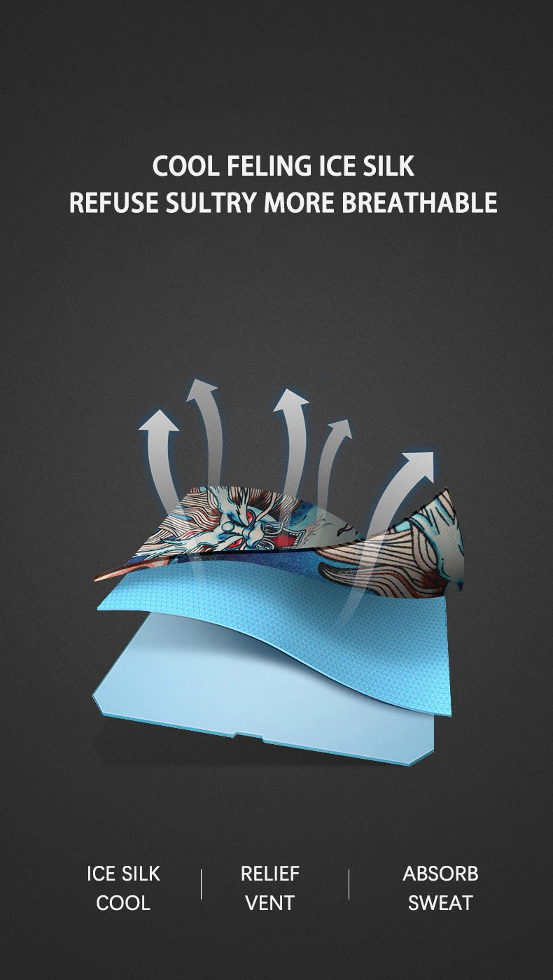 Tatouage d'été bronzage , tatouage de bronzage effaçable avec le temps 
Summer Tattoo Sleeves Ice Silk Golf Sports Sun-proof Cycling Men Cool Personalized Driving Women Fishing Elastic Arm Warmer - kadopascher