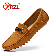 Chaussures mocassins luxe FERRARI / YRZL Loafers Men Big Size 48 Soft Driving Moccasins High Quality Flats Genuine Leather FERRARI - kadopascher