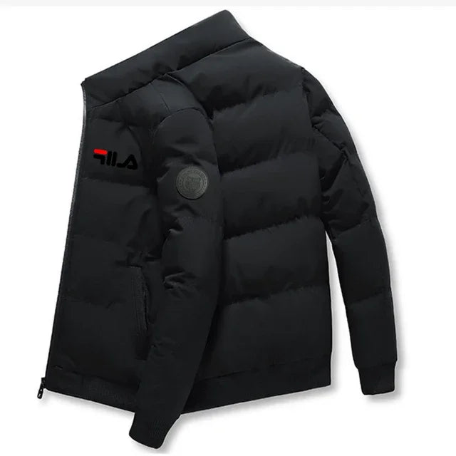 Veste Courte Homme Épaisse Chaude - Coupe-Vent Imprimé Automne-Hiver M-5XL - kadopascher