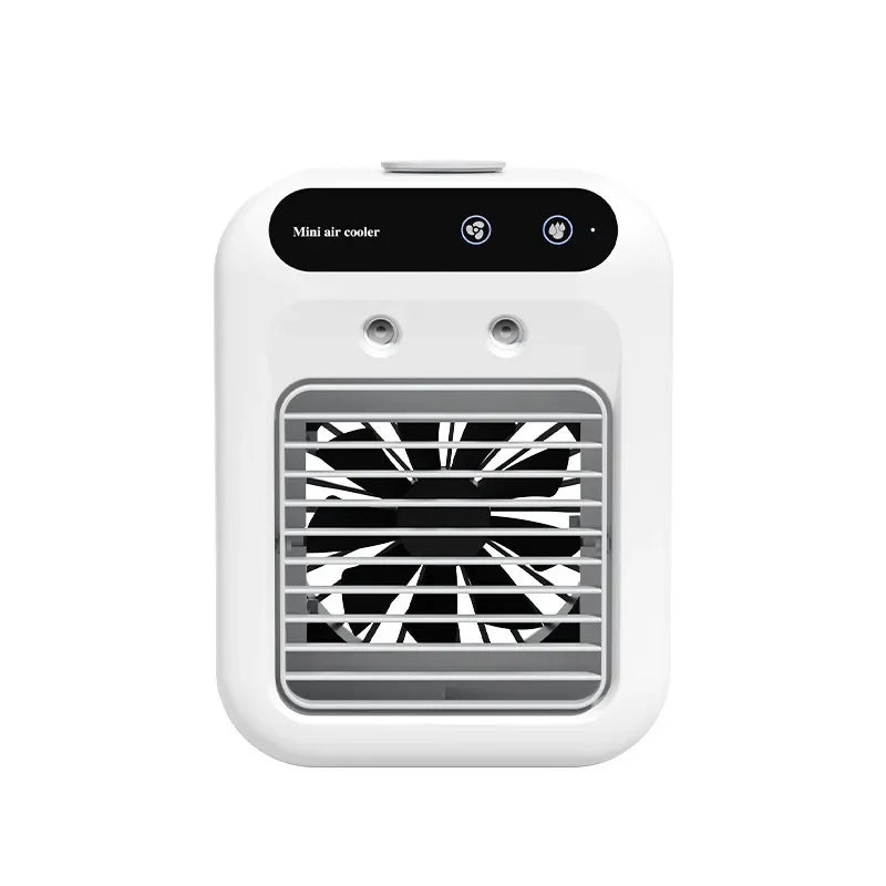 Ventilateur Climatiseur 3-en-1 – Mini Refroidisseur & Humidificateur USB | Bureau & Maison