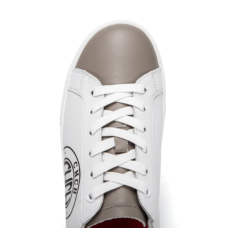 Chaussures Casual Femme – Marche Confortable Semelle Plate Cuir Synthétique