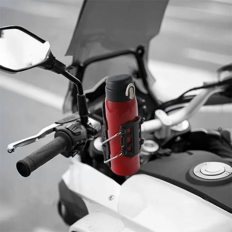Porte-gobelet Moto & Vélo 360° – Support Universel Guidon Bouteille d'Eau