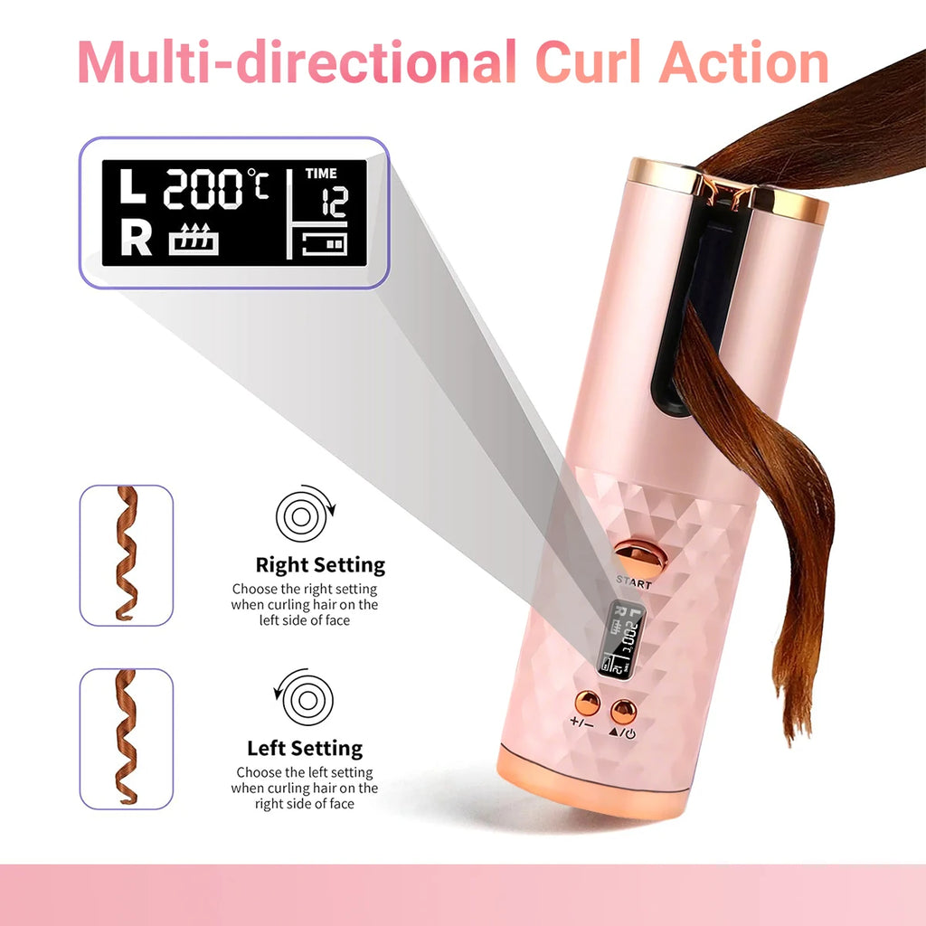 Automatic Curling Iron - Effortless Professional Curler