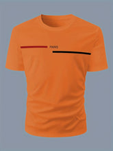 T-shirt été 2024 / Men's Summer Loose Fit  100 Cotton Printed T-shirt Tops
