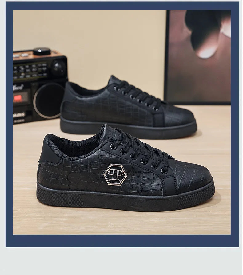 Zapatos de cuero transpirables de lujo para hombre: casuales, elegantes y de primera calidad.