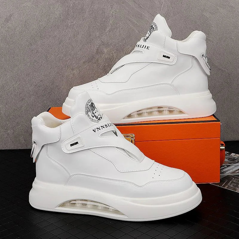 Sneakers Montantes Homme – Chaussures Casual Légères Respirantes Semelle Épaisse