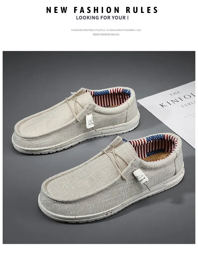 Chaussures bateaux été en toile collection 2025
Men 2024 New Leisure Sneakers Spring Summer - kadopascher