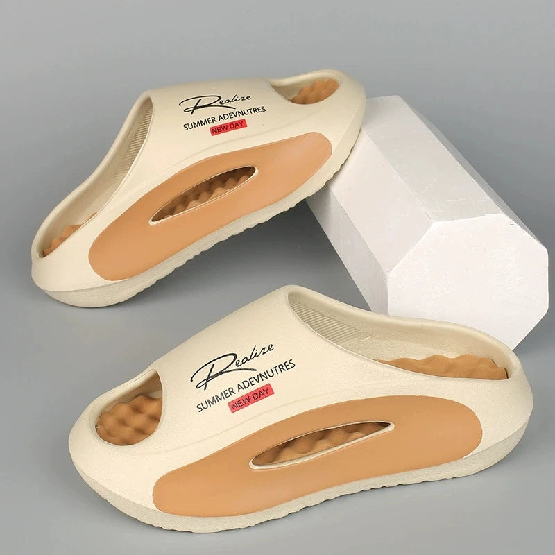 Sandales Homme EVA Légères - Claquettes Design Cartoon Intérieur/Extérieur