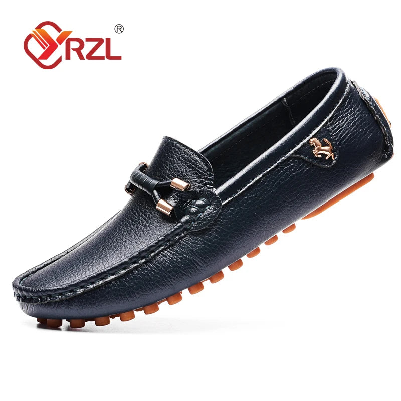Mocassins Homme Sans Lacets – Chaussures Plates Respirantes & Confortables | Tailles 37-48 | Blanc, Noir, Bleu, Marron