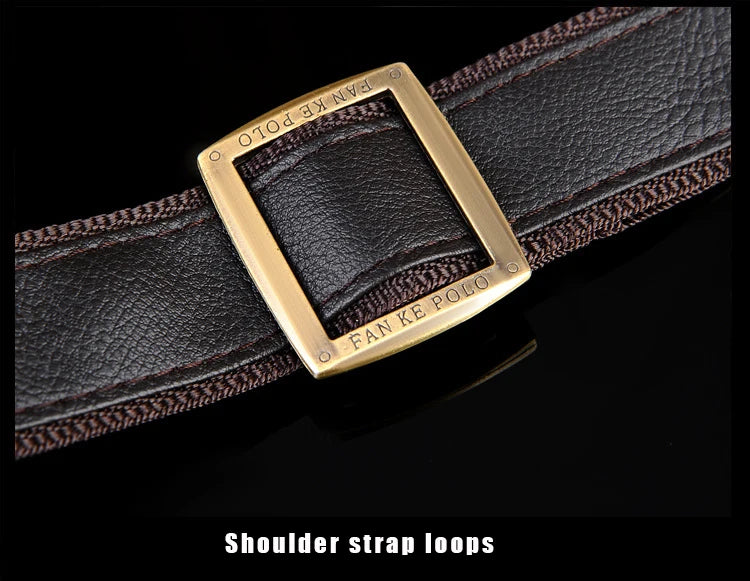 Sacoche de luxe en cuir pour homme / YoReAi Men's Business PU Wear-resistant Messenger Bag Casual Hard Leather Briefcase Large Capacity Fashion Storage Bags Wallet - kadopascher