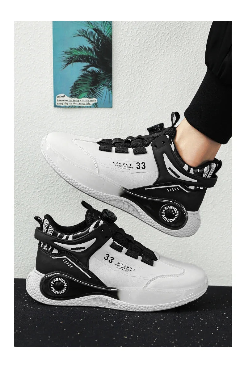 Baskets Homme Boucle Rotative - Sneakers Outdoor Antidérapantes Durables