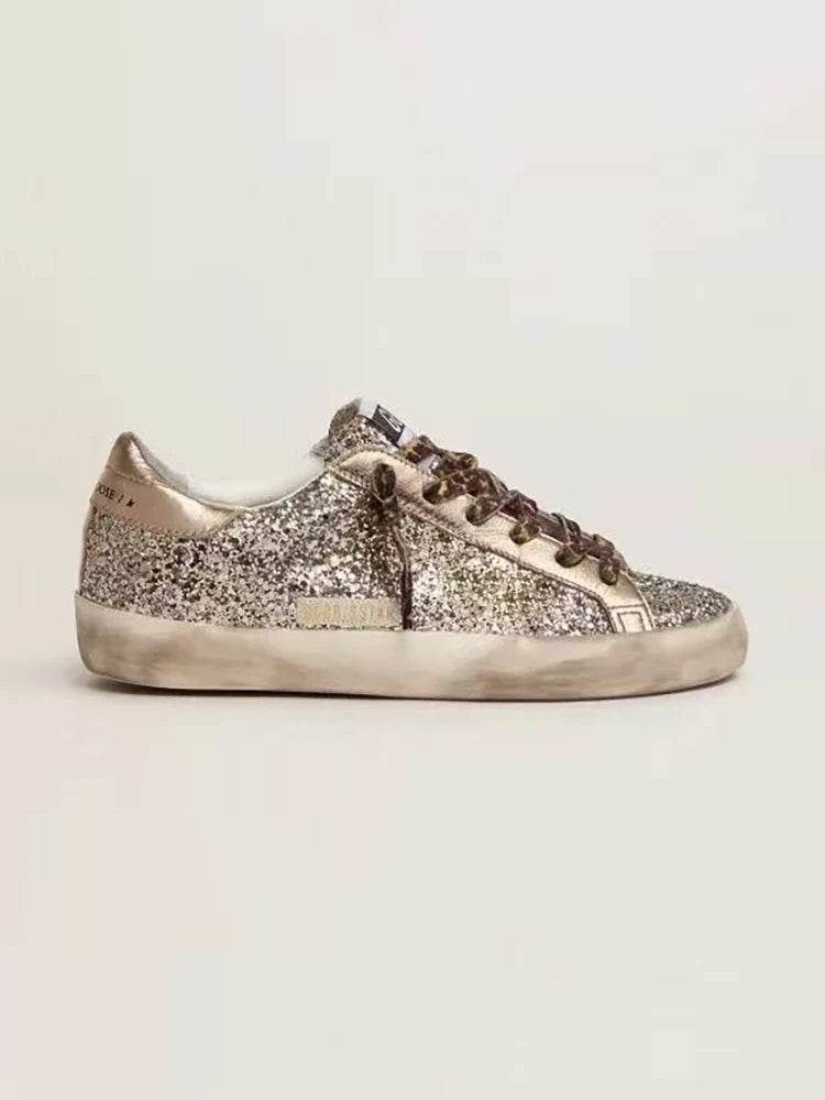 Chaussures Homme Casual Printemps Été - Baskets Paillettes Semelle Plate