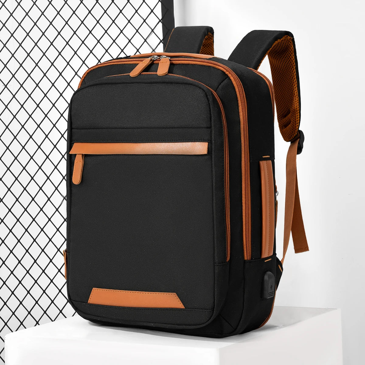 Sac à Dos USB Rechargeable Waterproof – Nylon Premium, Grande Capacité, Unisexe - kadopascher