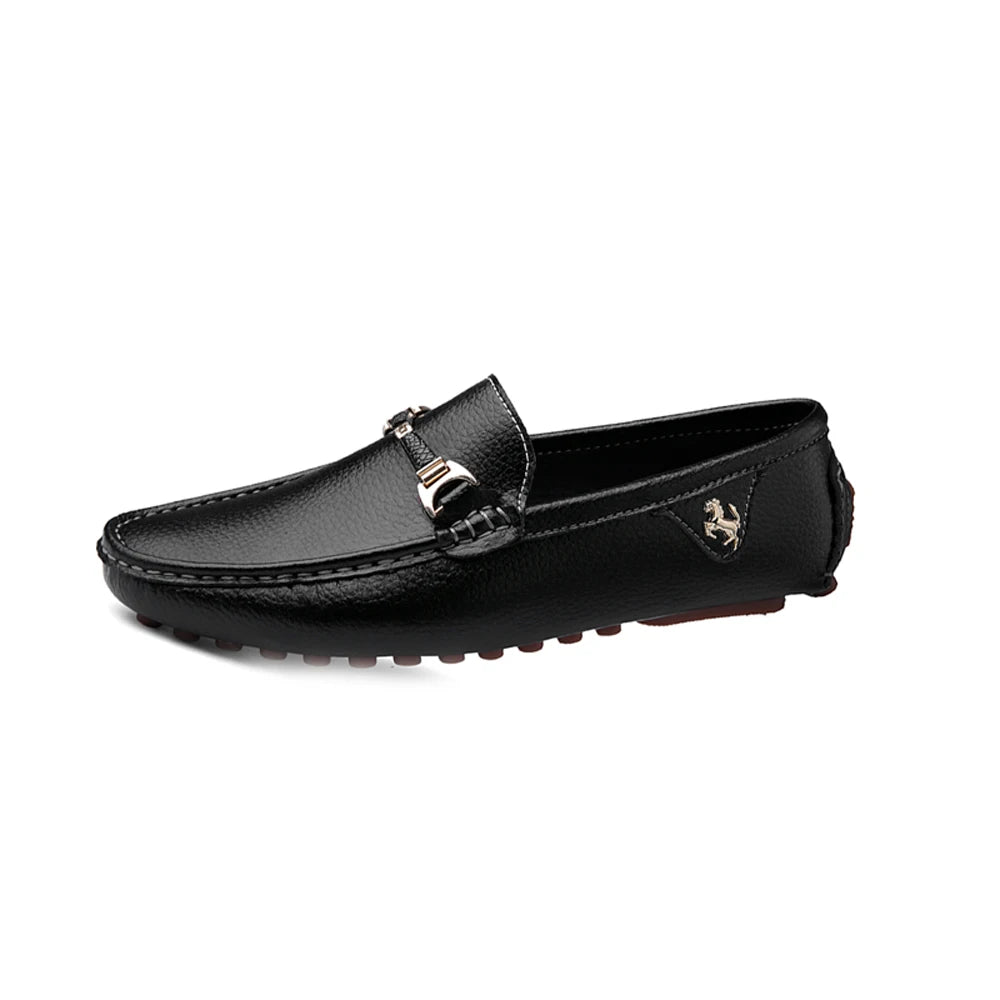 Mocassins Homme Sans Lacets – Chaussures Plates Respirantes & Confortables | Tailles 37-48 | Blanc, Noir, Bleu, Marron