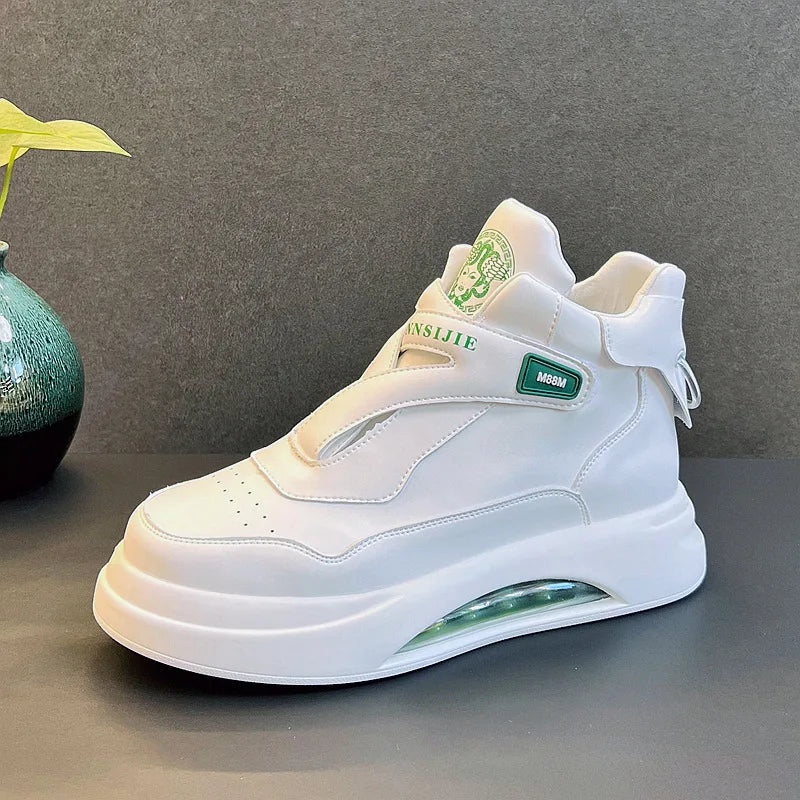 Sneakers Montantes Homme – Chaussures Casual Légères Respirantes Semelle Épaisse