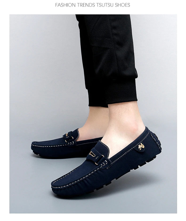 Chaussures Bateau Homme Style Britannique - Mocassins Slip-On Casual