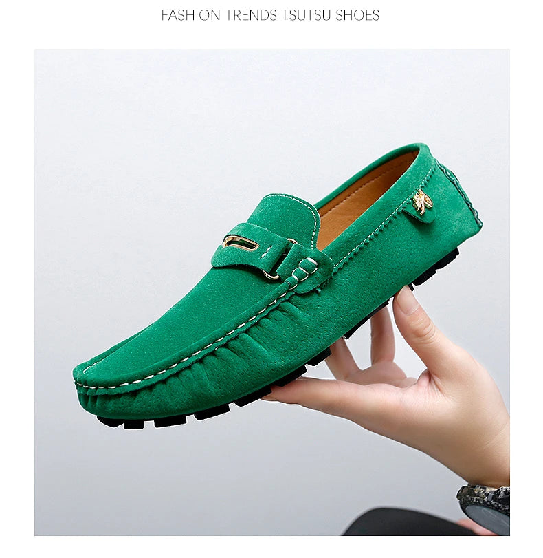 Chaussures Bateau Homme Style Britannique - Mocassins Slip-On Casual