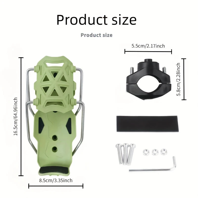 Porte-gobelet Moto & Vélo 360° – Support Universel Guidon Bouteille d'Eau