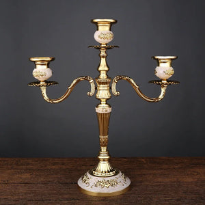 Chandelier / European Style Candle Holders Wedding Retro Household Western Food Romantic Candlelight Dinner