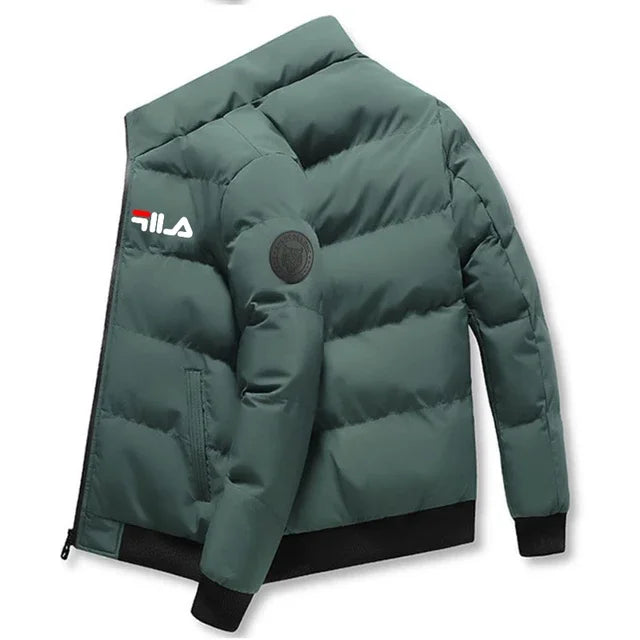 Veste Courte Homme Épaisse Chaude - Coupe-Vent Imprimé Automne-Hiver M-5XL - kadopascher