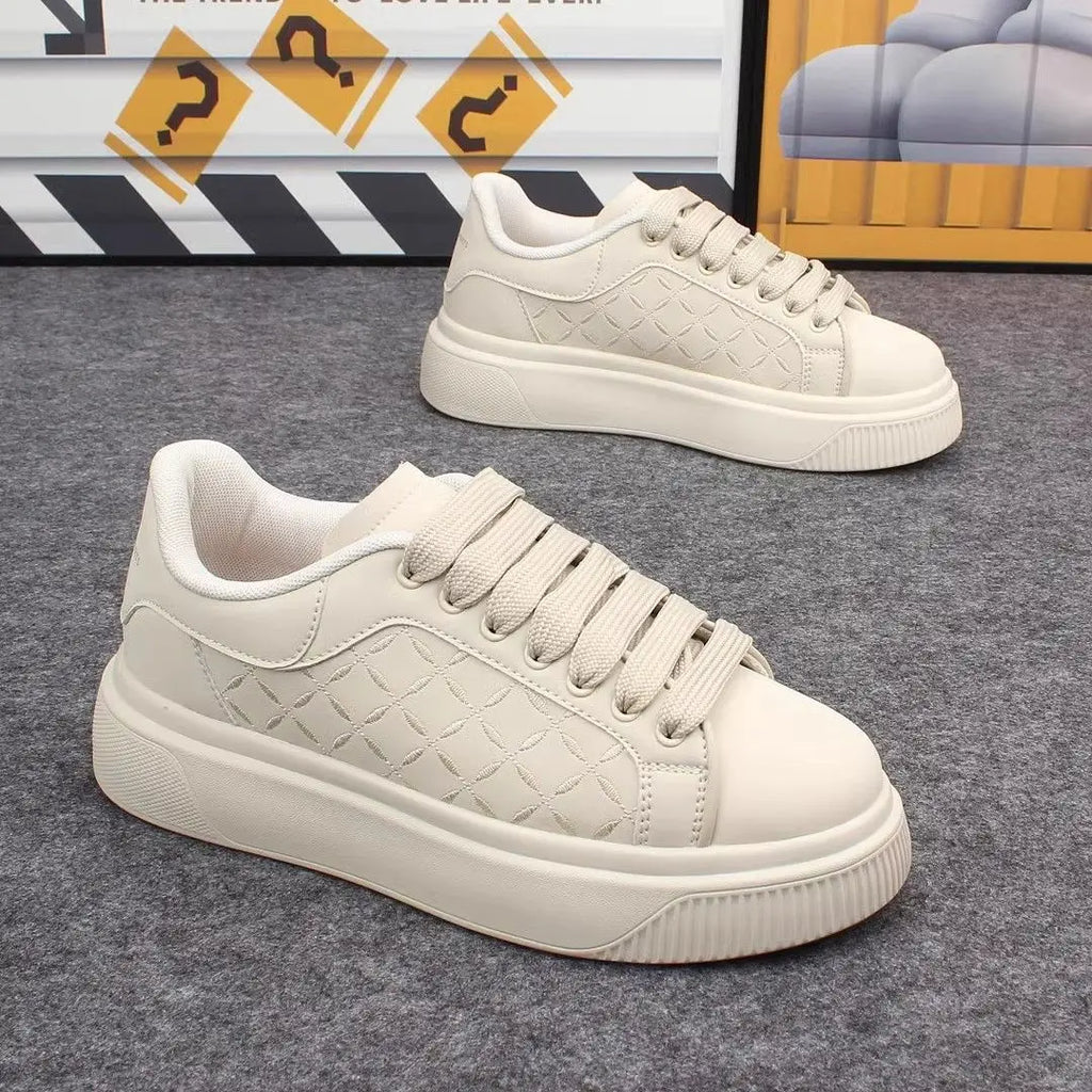 Chaussures Plateforme Homme Automne 2025 – Sport Casual Confortables | Cuir PU EU 38-48 - kadopascher