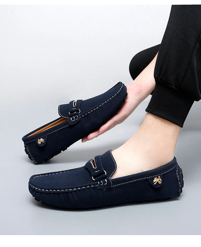 Chaussures Bateau Homme Style Britannique - Mocassins Slip-On Casual