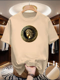 T-shirt Imprimé Visage Homme – Séchage Rapide Polyester | Style Urbain Streetwear - kadopascher