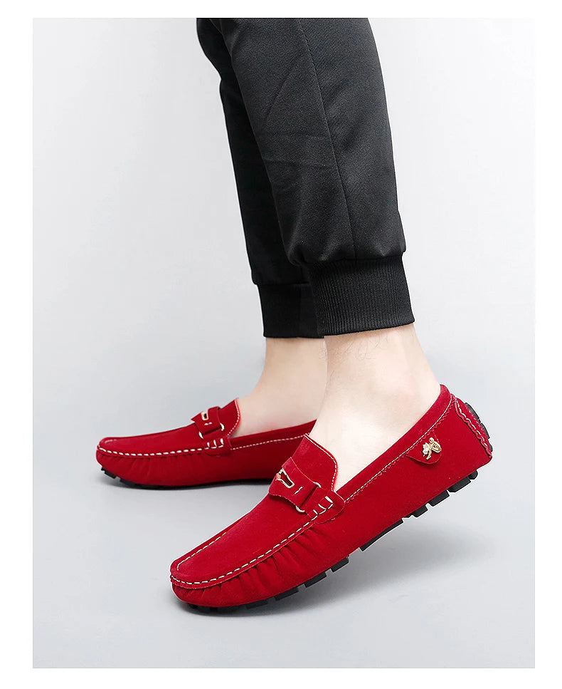 Chaussures Bateau Homme Style Britannique - Mocassins Slip-On Casual