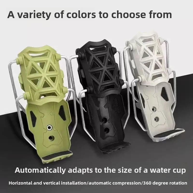 Porte-gobelet Moto & Vélo 360° – Support Universel Guidon Bouteille d'Eau