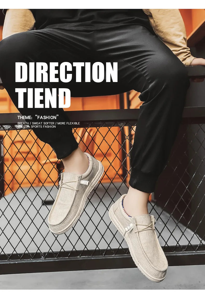 Chaussures bateaux été en toile collection 2025
Men 2024 New Leisure Sneakers Spring Summer - kadopascher