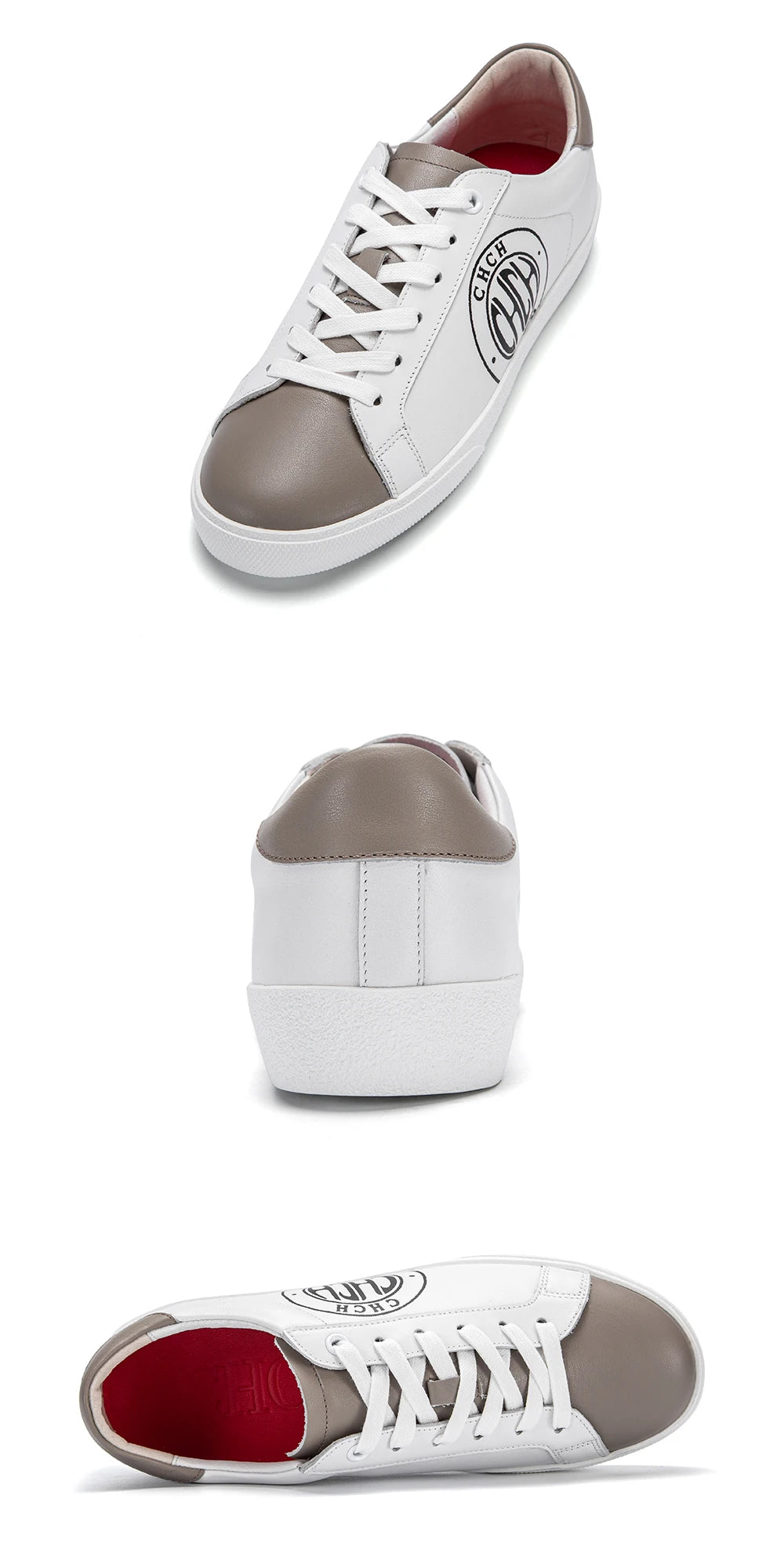 Chaussures Casual Femme – Marche Confortable Semelle Plate Cuir Synthétique