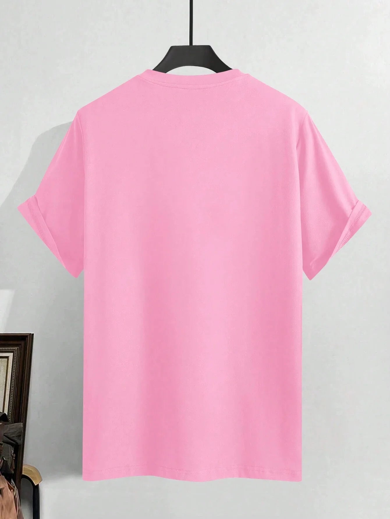 T-shirt homme collection 2025 chic et élégant 
100% pure cotton summer loose size BE KIND letter cartoon print casual comfortable round neck short sleeved T-shirt top - kadopascher