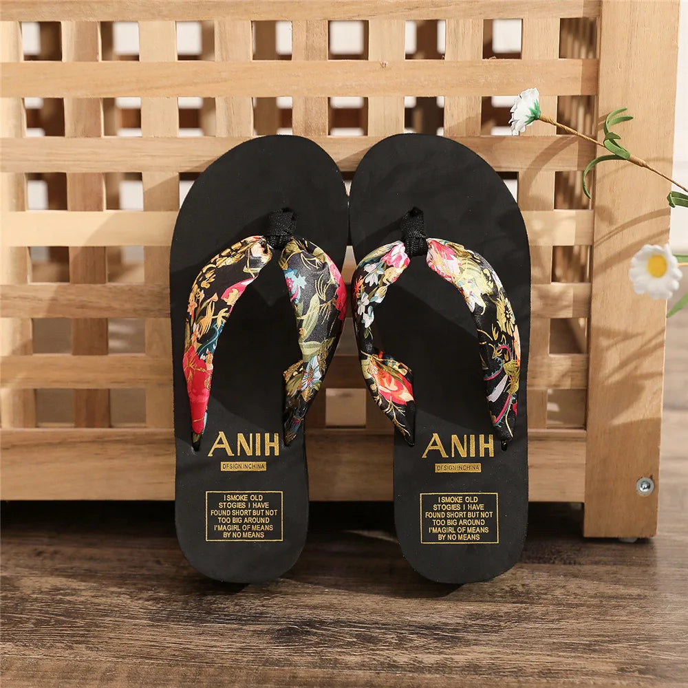 Claquettes Sandales femme été 2025 / Fashion Women Flip Flops Summer Beach Platform Slippers Casual Outside Wedges Sandals Summer Women Shoes - kadopascher