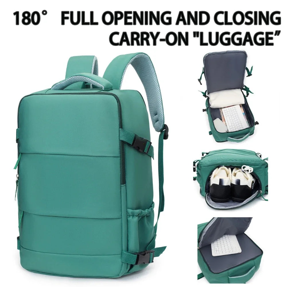 Couples Leisure Lightweight Backpack Travel Backpack Female New Backpack Student Schoolbag Large Capacity Travel Commuter Luggag - kadopascher