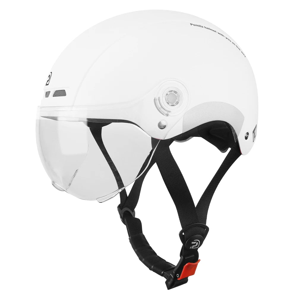 Casque Vélo PEMILA V-08T avec Lunettes HD Intégrées – Protection 4 Saisons | MTB Route E-Bike - kadopascher