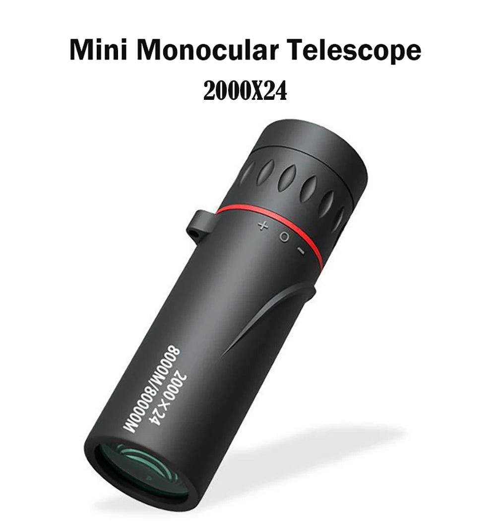 Télescope Monoculaire HD 2000X24 avec Adaptateur Smartphone - Observation Astronomique - kadopascher