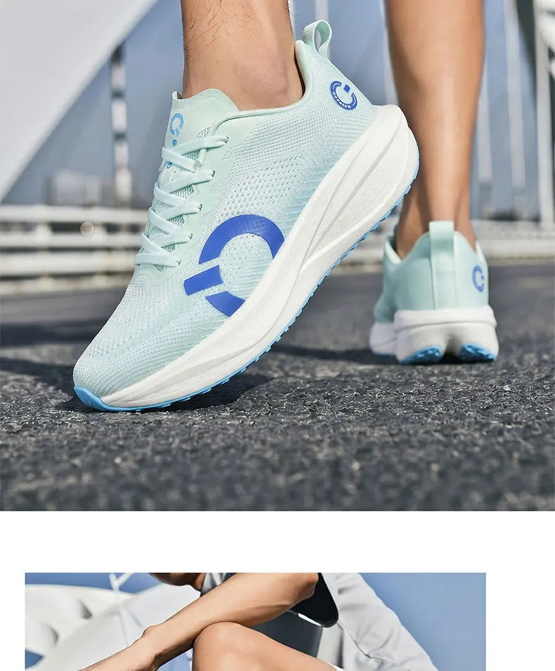 Chaussures Running Homme Respirantes – Mesh, Amorti EVA, Antidérapantes