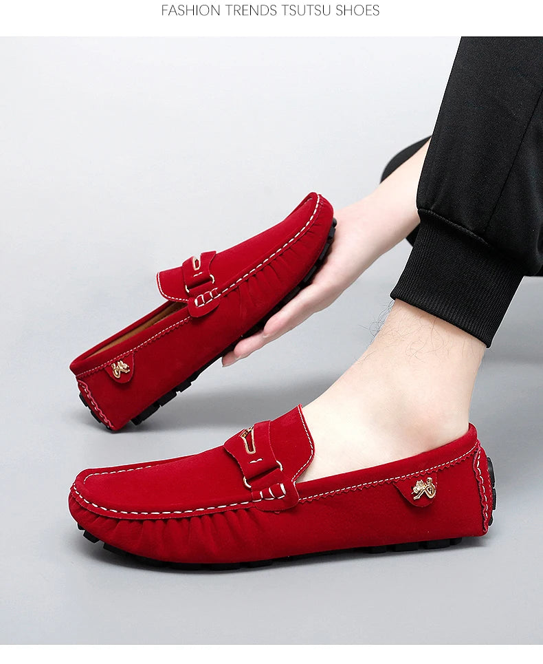 Chaussures Bateau Homme Style Britannique - Mocassins Slip-On Casual