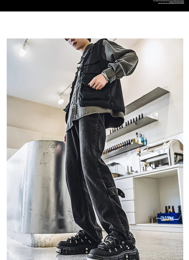 Sneakers Skateboard Homme Cuir - Chaussures Sport Outdoor Respirantes