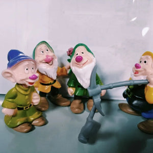 8Pcs/Set Disney Figure Toy Movie Snow White And The Seven Dwarfs Action Figures Doll Model Collection Decoration - kadopascher