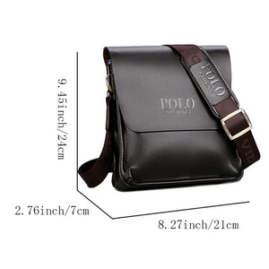 Sacoche cuir POLO Homme - kadopascher