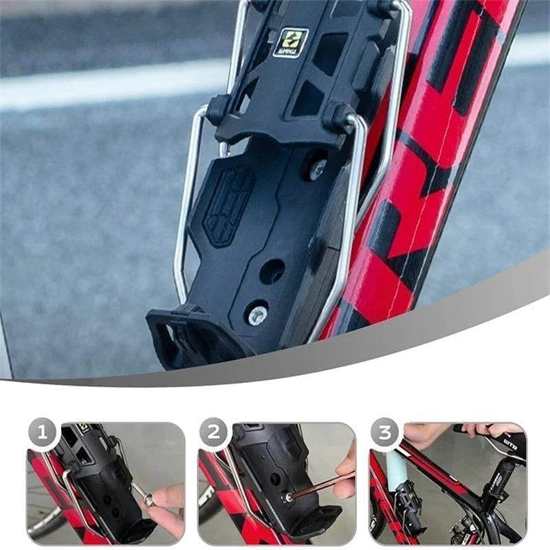Porte-gobelet Moto & Vélo 360° – Support Universel Guidon Bouteille d'Eau